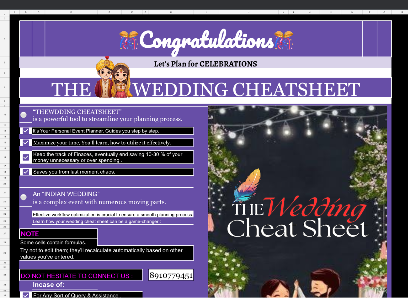 Personalised Cheatsheet